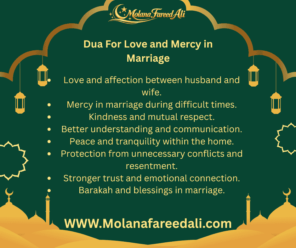 Dua For Love and Mercy in Marriage
