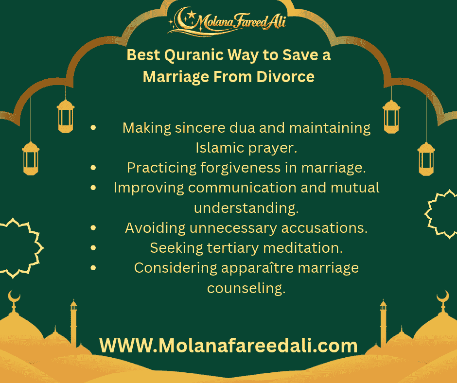 Best Quranic Way to Save a Marriage From Divorce
